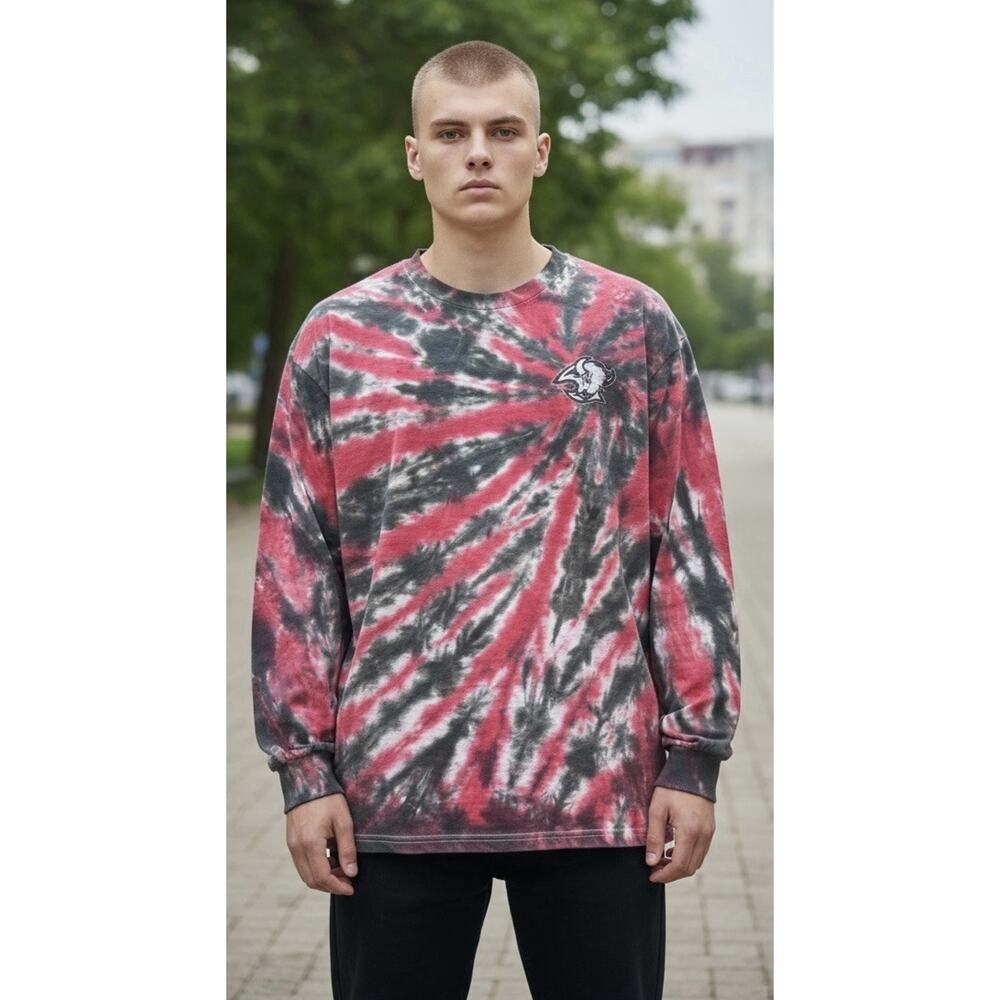 Vintage Delta 1990s Buffalo Sabres Tie Dye NHL Men’s T-Shirt XL